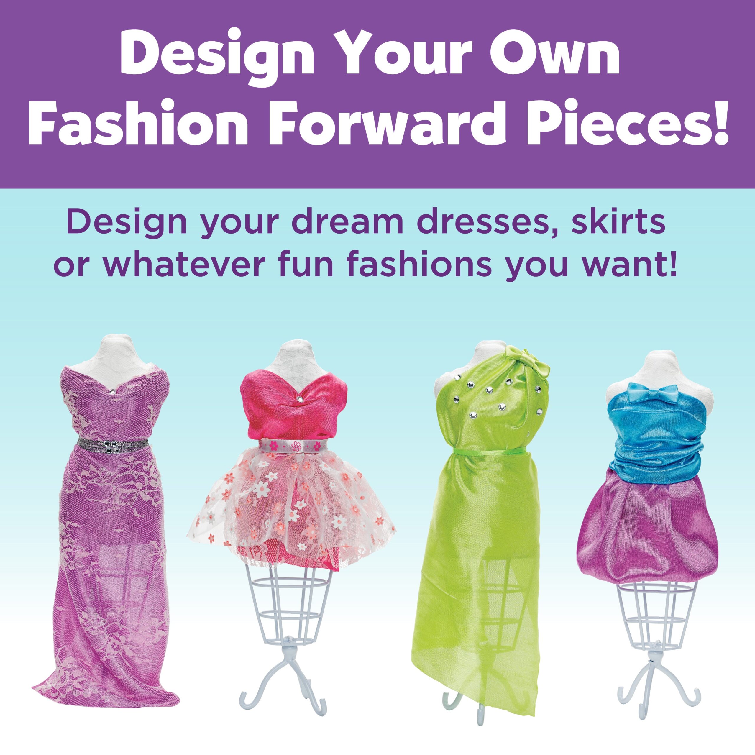 Creativity for Kids Designed by You Fashion Studio - Fashion Design Kit - Image 3