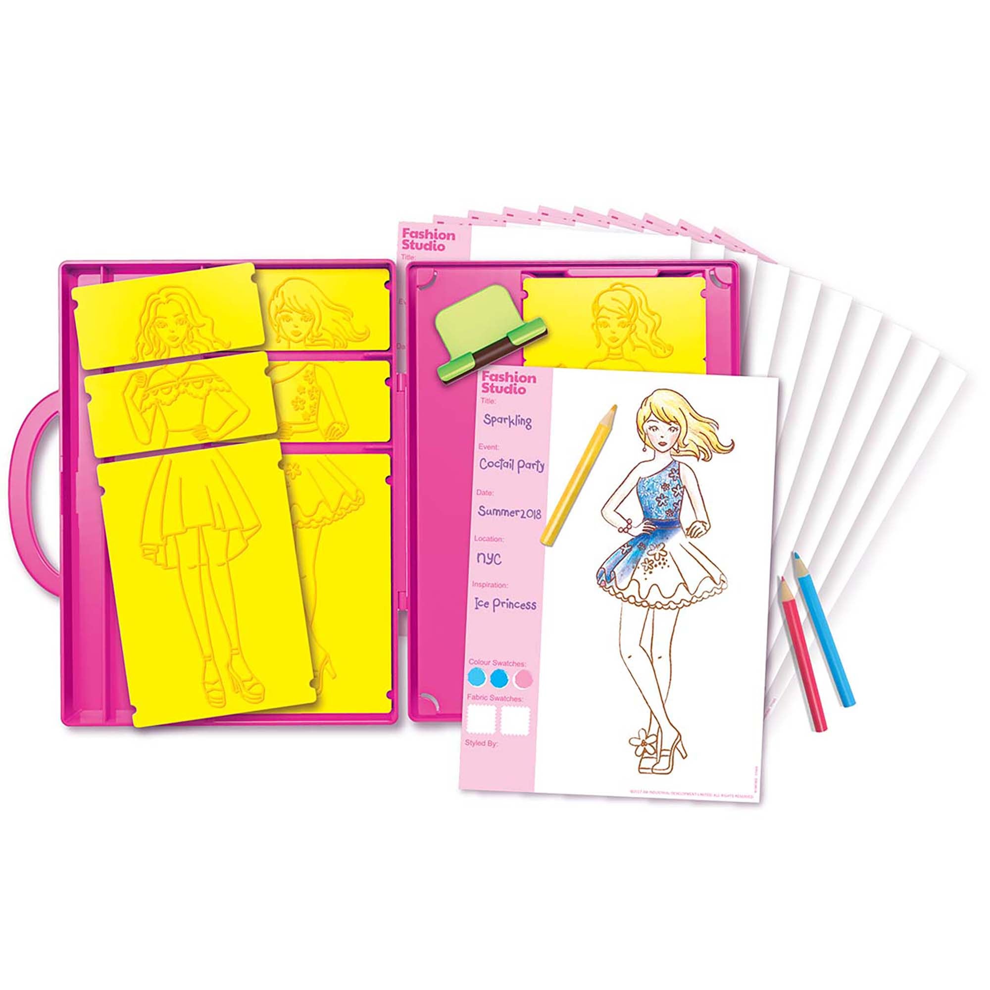 KidzMaker My Design Portfolio Fashion Studio Kit - Image 3