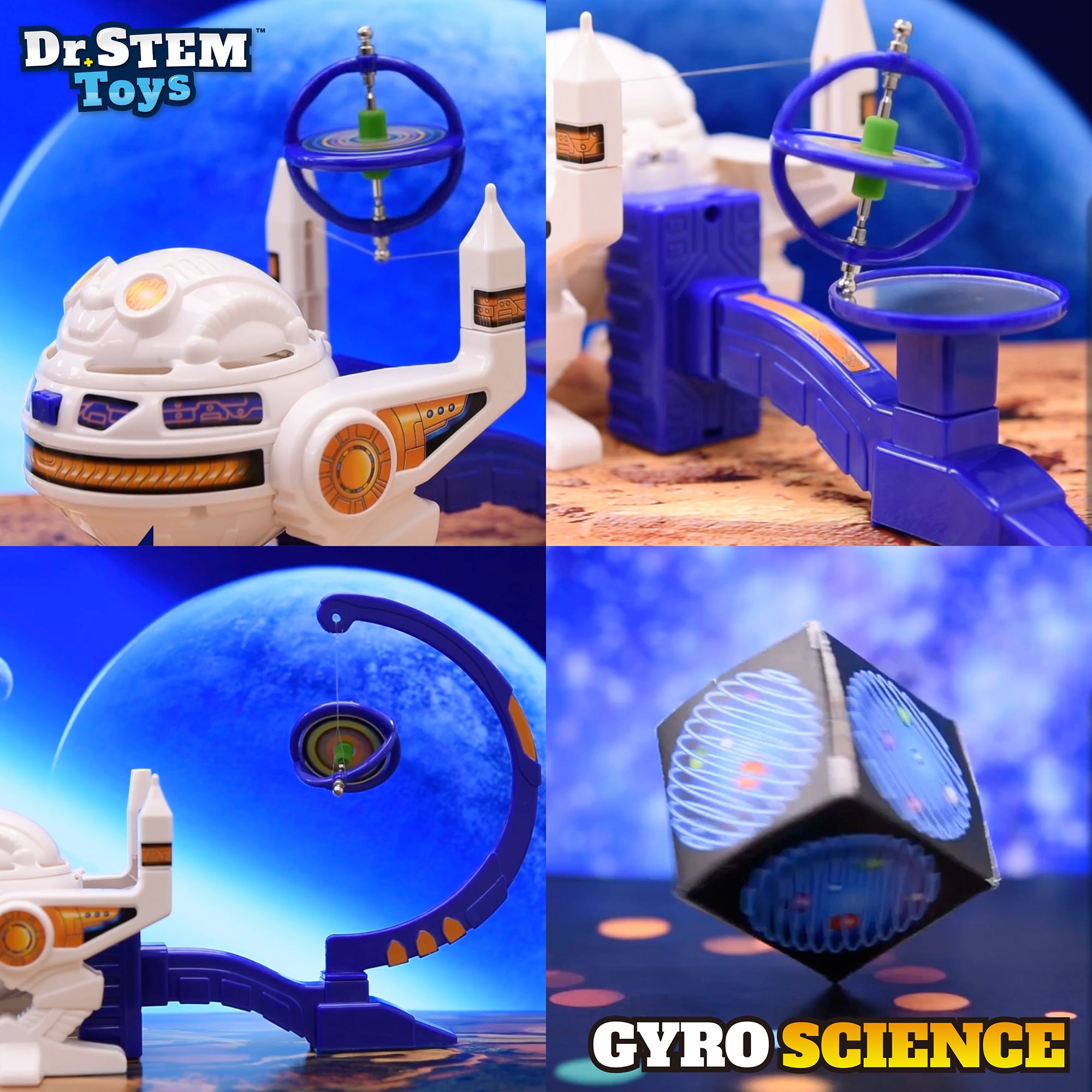 Dr. STEM Gyro Science 40-Piece Kit - Gyroscope Stunts & Auto Spin for Kids 8+ - Image 5